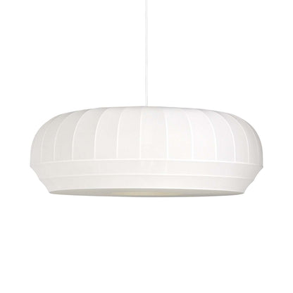 Tradition - Witte stoffen hanglamp in Japandi-stijl, ontwerp door een designer