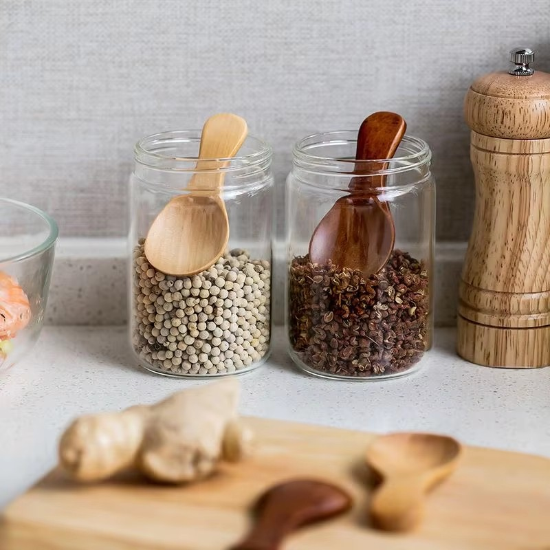 Houten Theelepels voor Specerijen